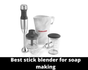 Best stick blender for soap making