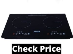 Induction Dual Induction Cooktop Counter Top Burner, Black