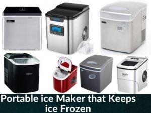 Portable ice Maker that Keeps ice Frozen