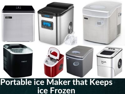 Portable ice Maker that Keeps ice Frozen